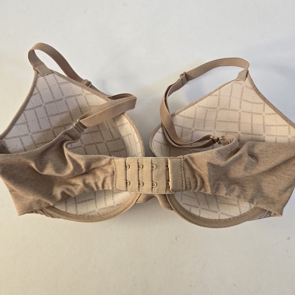 Victoria Secret uplift semi demi nude beige light skin tone marked sz 32DD - Picture 3 of 7